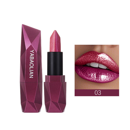 Yabaolian Sexy Sparkle Colourful Matte Lipstick Shade 03