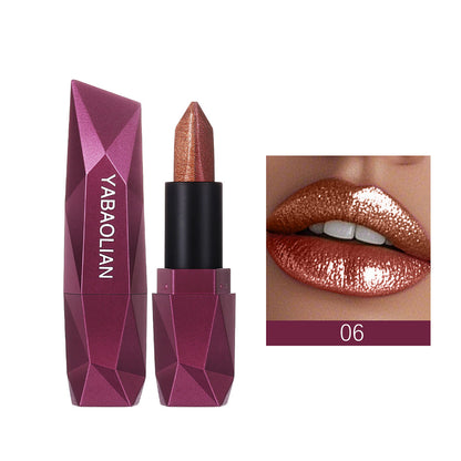Yabaolian Sexy Sparkle Colourful Matte Lipstick Shade 06