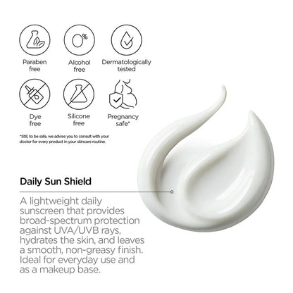 Revox B77 Just Daily Sun Shield Uva+Uvb Filters Spf50+ With Hyaluronic Acid 30ml