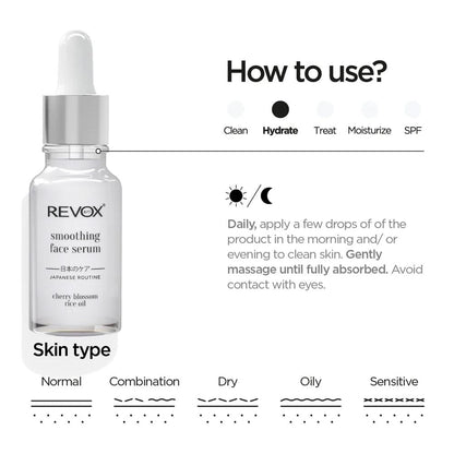 Revox B77 Japanese Ritual Smoothing Face Serum 20ml