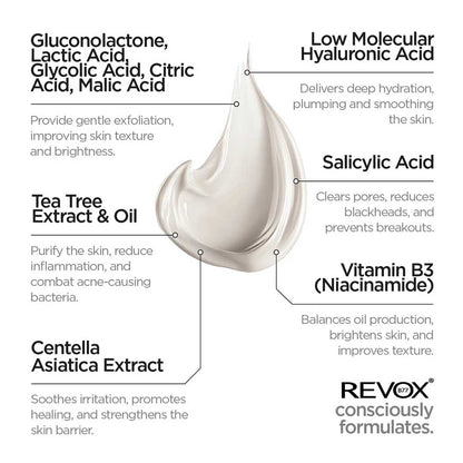 Revox Zitcare AHA.BHA.PHA. Resurfacing Cream 50ml