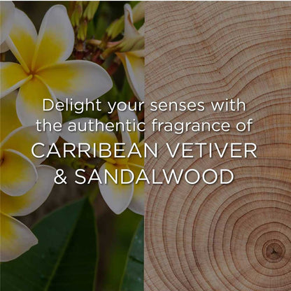 Air Wick Wax Candle Botanica Caribbean Vetiver & Sandalwood 205g
