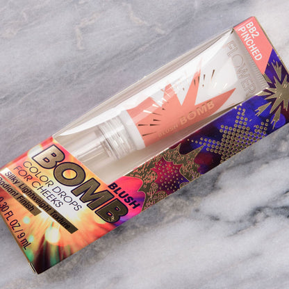 Flower Beauty Blush Bomb Color Drops For Cheeks BB2 Pinched 9ml