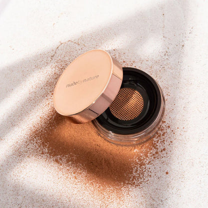 Nude By Nature Natural Glow Loose Bronzer  01 Bondi Bronze 10g Limited Edition