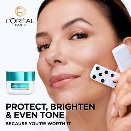 3x L'Oreal Bright Reveal Dark Spot Hydrating Cream SPF15 50ml