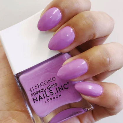 Nails Inc 45 Second Speedy Gloss Believe Me Brixton Nail Polish 14ml