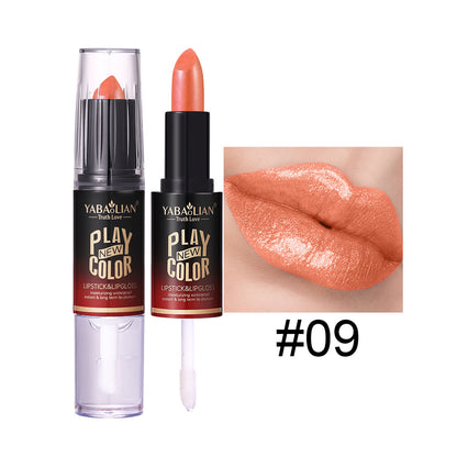 Yabaolian Play New Color Lipstick & Lip Gloss Shade 09