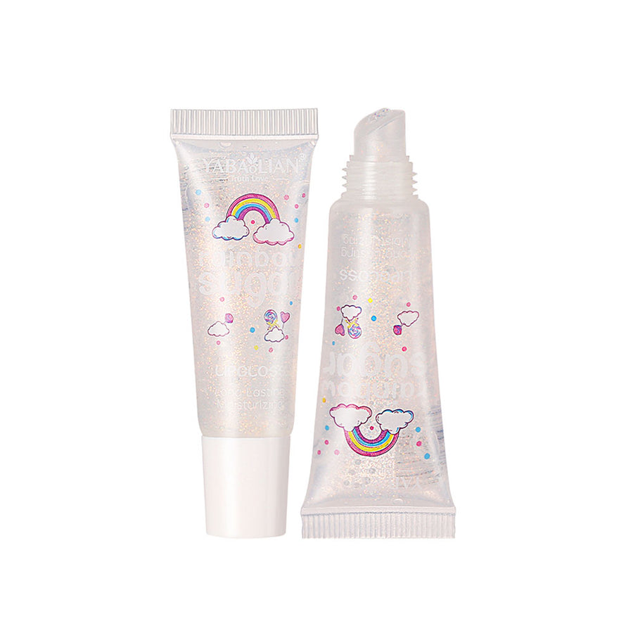 Yabaolian Transparent Lip Gloss Rainbow Sugar