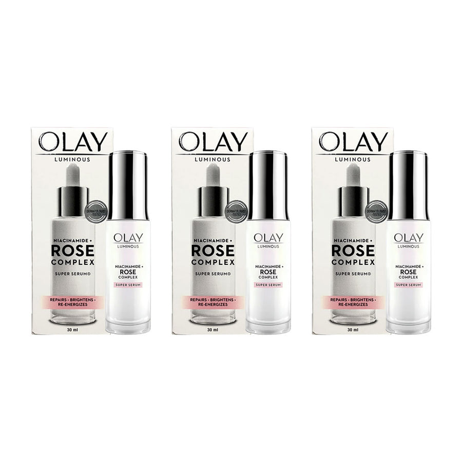 3x Olay Luminous Niacinamide + Rose Complex Super Serum 30ml