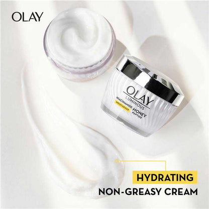 Olay Luminous Niacinamide Honey Peptide Moisturiser 50g