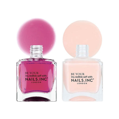 Nails Inc Duo Glow Naturale Glowing Nail Polish Duo 2x14ml