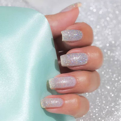 Nails Inc HD Glitter Power Pigment Polish Ring Light Ready Nail Polish 14ml