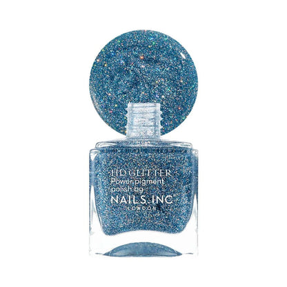 Nails Inc HD Glitter Power Pigment Polish High Voltage Vibes Nail Polish 14ml