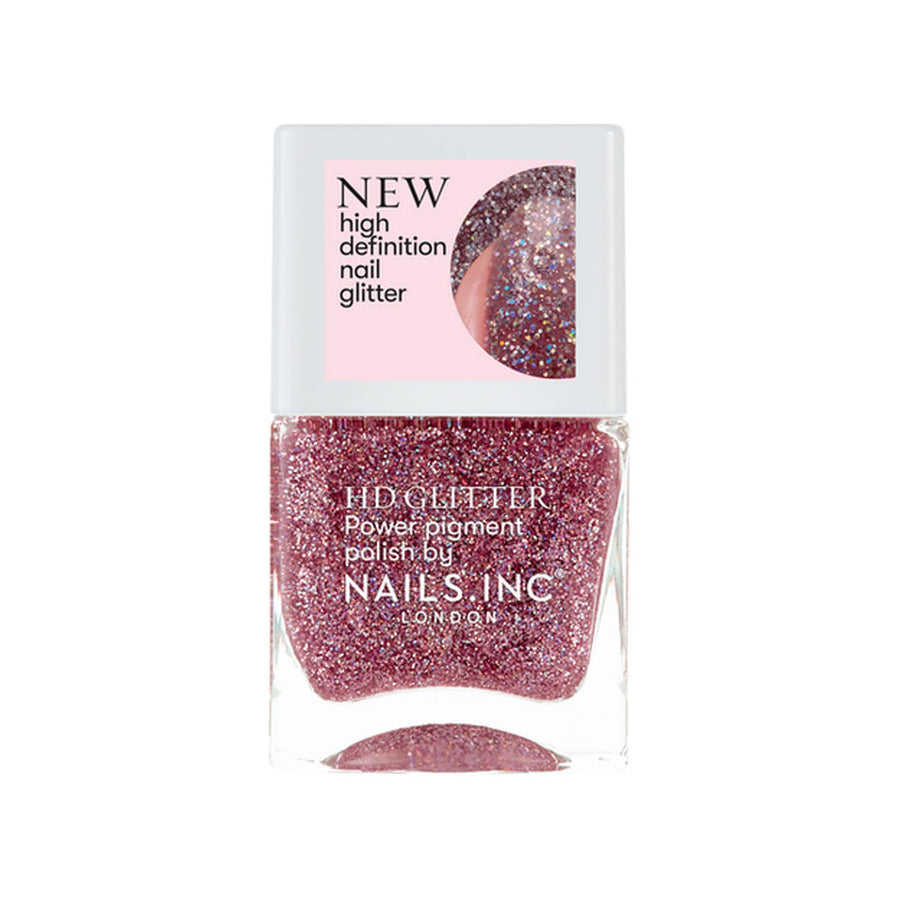 Nails Inc HD Glitter Power Pigment Polish All Amped Up Nail Polish 14ml