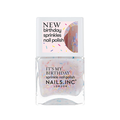 Nails Inc It's My Birthday Sprinkle Nail Polish 14ml
