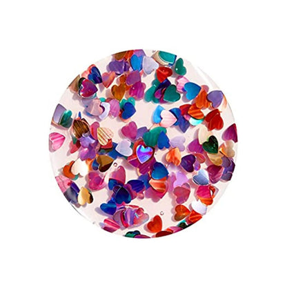 Nails Inc Over The Top Love In Sequins Pride Heart Topper Nail Polish 14ml