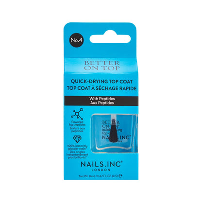 Nails Inc Better On Top No.4 Top Coat 14ml