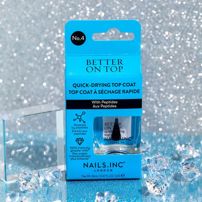 Nails Inc Better On Top No.4 Top Coat 14ml