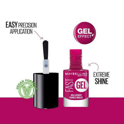 Maybelline Nail Polish Fast Gel 10 Fuschsia Ecstacy 6.7ml