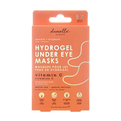 Danielle Creations Hydrogel Under Eye Masks Vitamin C White Tea + Peach Extract 10 x 2.7g