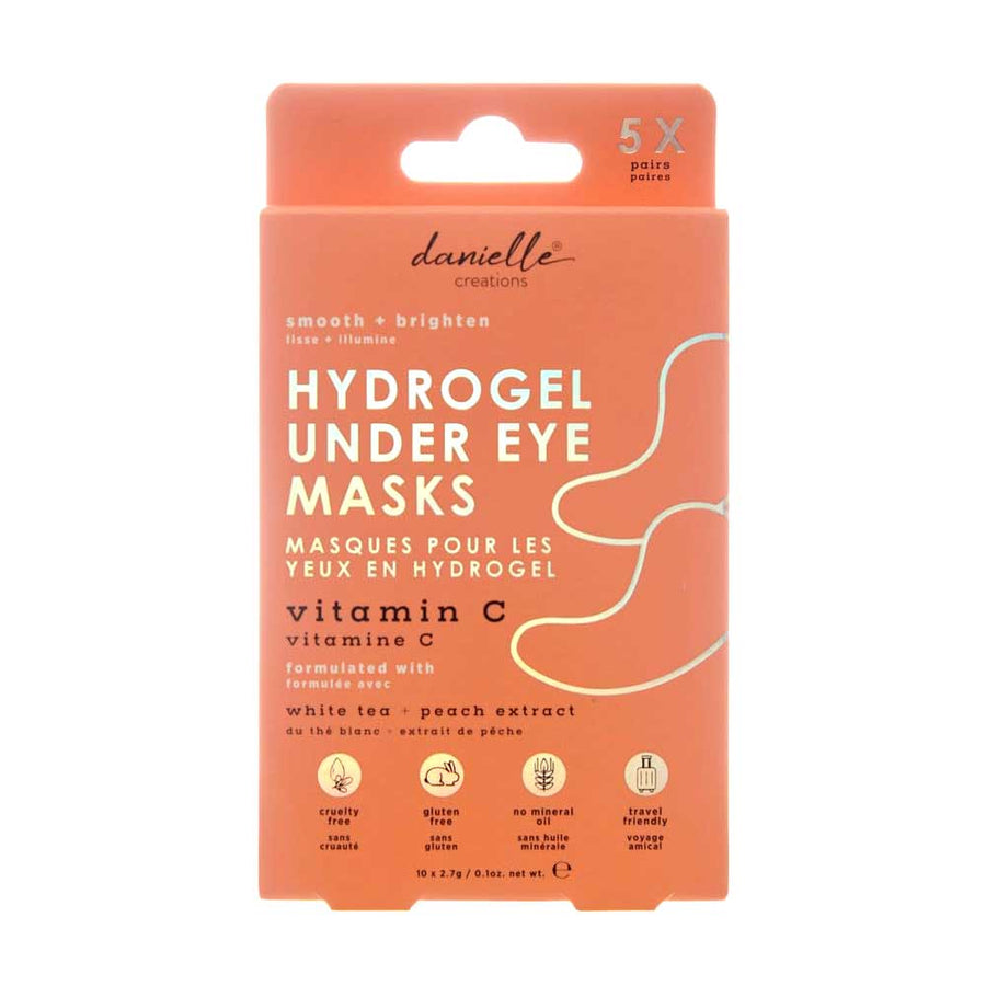 Danielle Creations Hydrogel Under Eye Masks Vitamin C White Tea + Peach Extract 10 x 2.7g