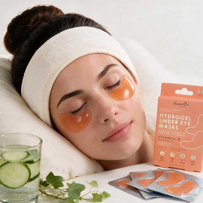 Danielle Creations Hydrogel Under Eye Masks Vitamin C White Tea + Peach Extract 10 x 2.7g
