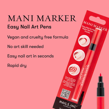 Nails Inc Mani Marker Red 3ml