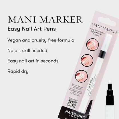 Nails Inc Mani Marker Bright White 3ml