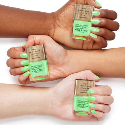 Nails Inc Plant Power Vegan Nail Polish Easy Being Green 14ml
