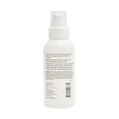 Natio Toning Mist Clear Breakout Control Green Tea Salicylic Acid Tea Tree Alcohol Free 125ml