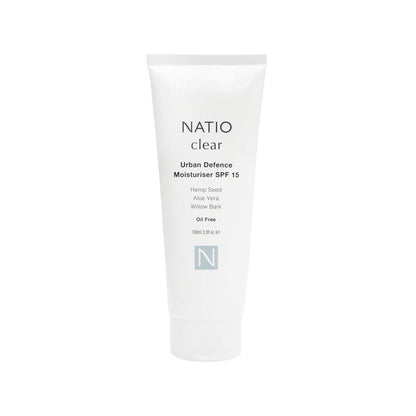 Natio Moisturiser Spf15 Clear Urban Defence Oil Free 100ml
