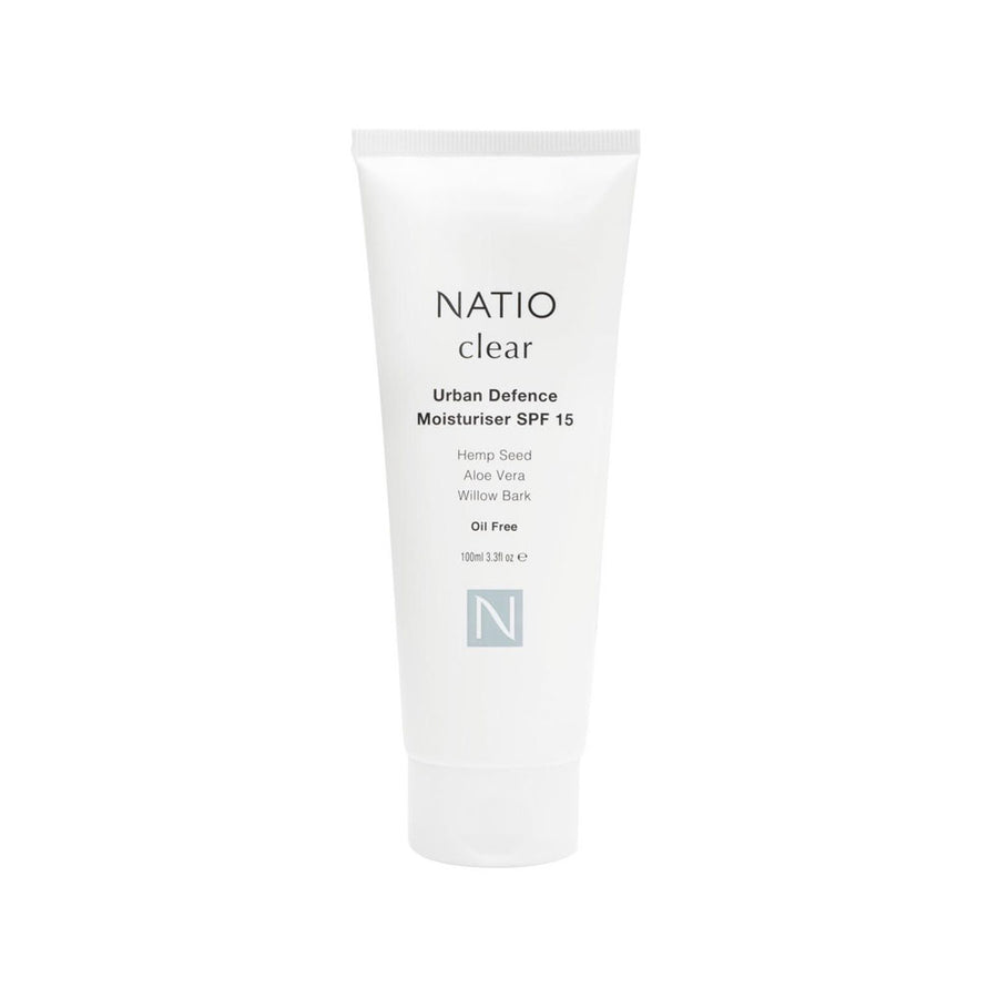 Natio Moisturiser Spf15 Clear Urban Defence Oil Free 100ml