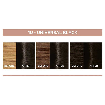 L'Oreal Paris Excellence Creme Universal Nudes No Ammonia Permanent Hair Colour 1U Universal Black
