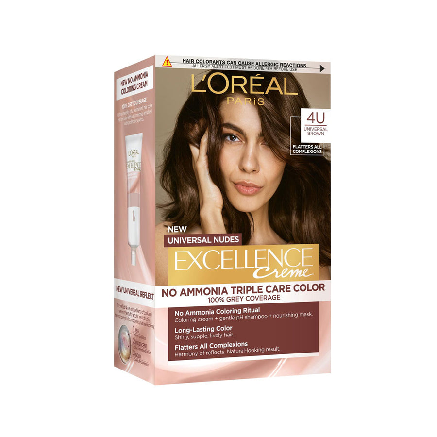 L'Oreal Excellence Crème Triple Care Colour 4U Universal Brown