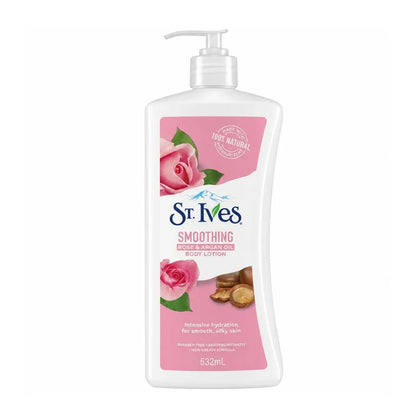 St Ives Body Lotion Smoothing Rose & Argan Oil 532ml