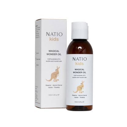 Natio Magical Wonder Oil Kids Sesame Apricot Kemel Jojoba Rosehip 125ml