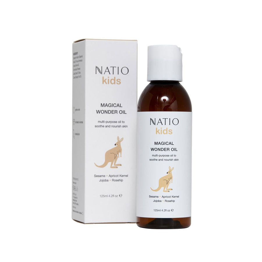 Natio Magical Wonder Oil Kids Sesame Apricot Kemel Jojoba Rosehip 125ml