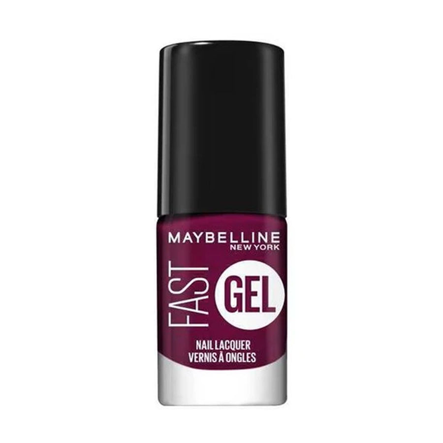 Maybelline Fast Gel nail polish bottle on a white background