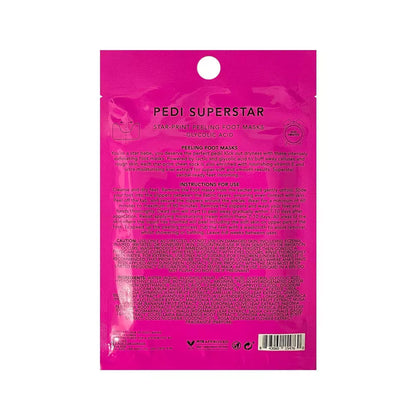 Holler & Glow Printed Foot Masks Pedi Superstar 40ml