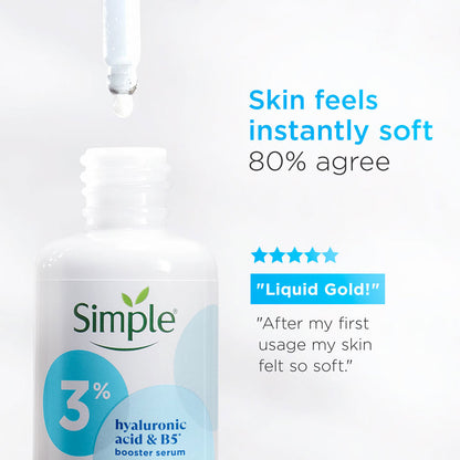 Simple Hyaluronic Acid & B5 3% Booster Serum 30ml