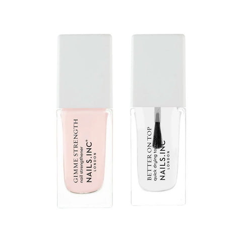 Mini Duo Gimme Strength Nail Strengthener + Better On Top Top Coat 2x8ml