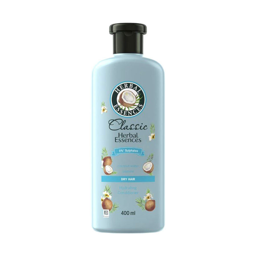 Herbal Essences Conditioner Classic Hydrating Dry Hair Coconut Water Jasmine 400ml