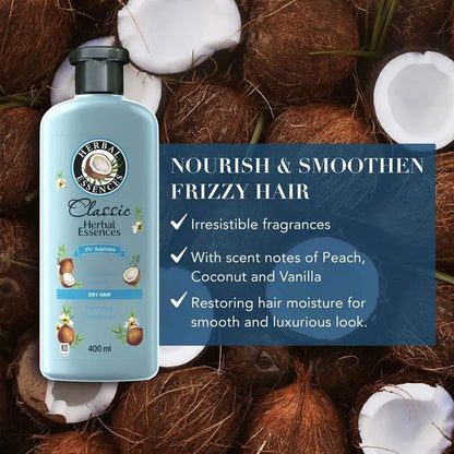 Herbal Essences Conditioner Classic Hydrating Dry Hair Coconut Water Jasmine 400ml