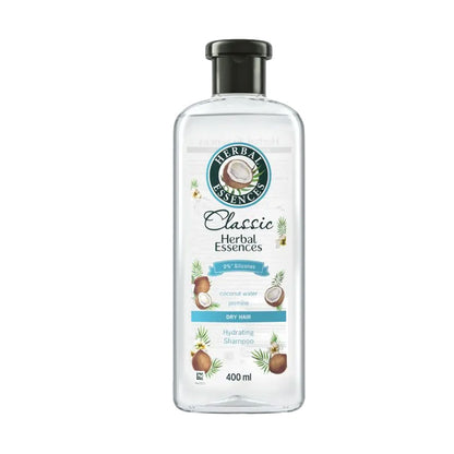 Herbal Essences Shampoo Classic Hydrating Dry Hair Coconut Water Jasmine 400ml