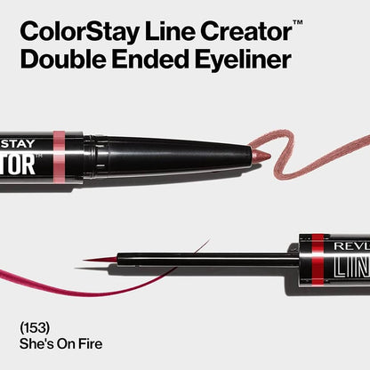Revlon ColorStay Line Creator Double Ended Eyeliner 153 She's On Fire