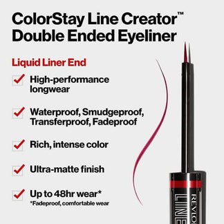 Revlon ColorStay Line Creator Double Ended Eyeliner 153 She's On Fire ...