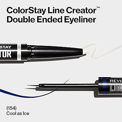 Revlon ColorStay Line Creator Double Ended Eyeliner 154 Cool As Ice