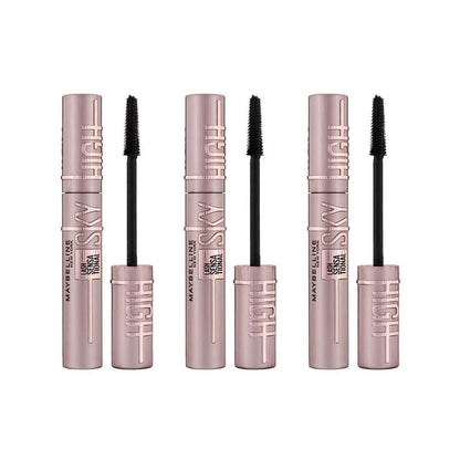 3x Maybelline Lash Sensational Sky High Mascara Black