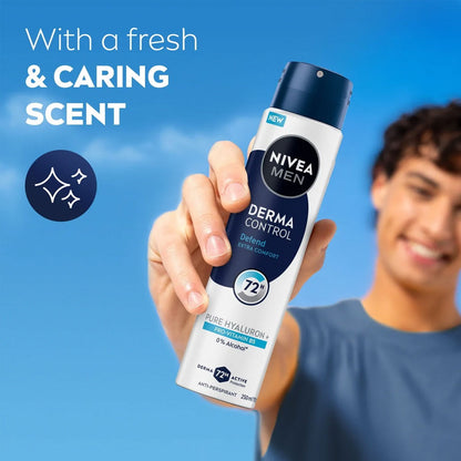 Nivea Antiperspirant Men Derma Control 72H Pro Vitamin B5 250ml