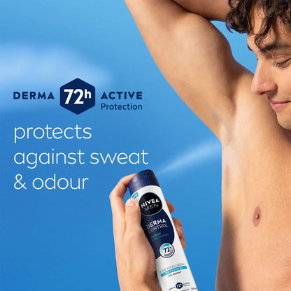 Nivea Antiperspirant Men Derma Control 72H Pro Vitamin B5 250ml